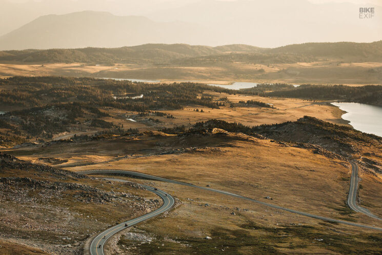 Ural sidecar motorcycles traversing the US in a 10,000 mile journey