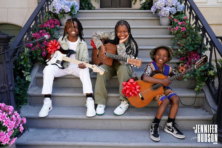 Guitar Center, committed to supporting musicians, provides Biko's Manna with new guitars on The Jennifer Hudson Show.