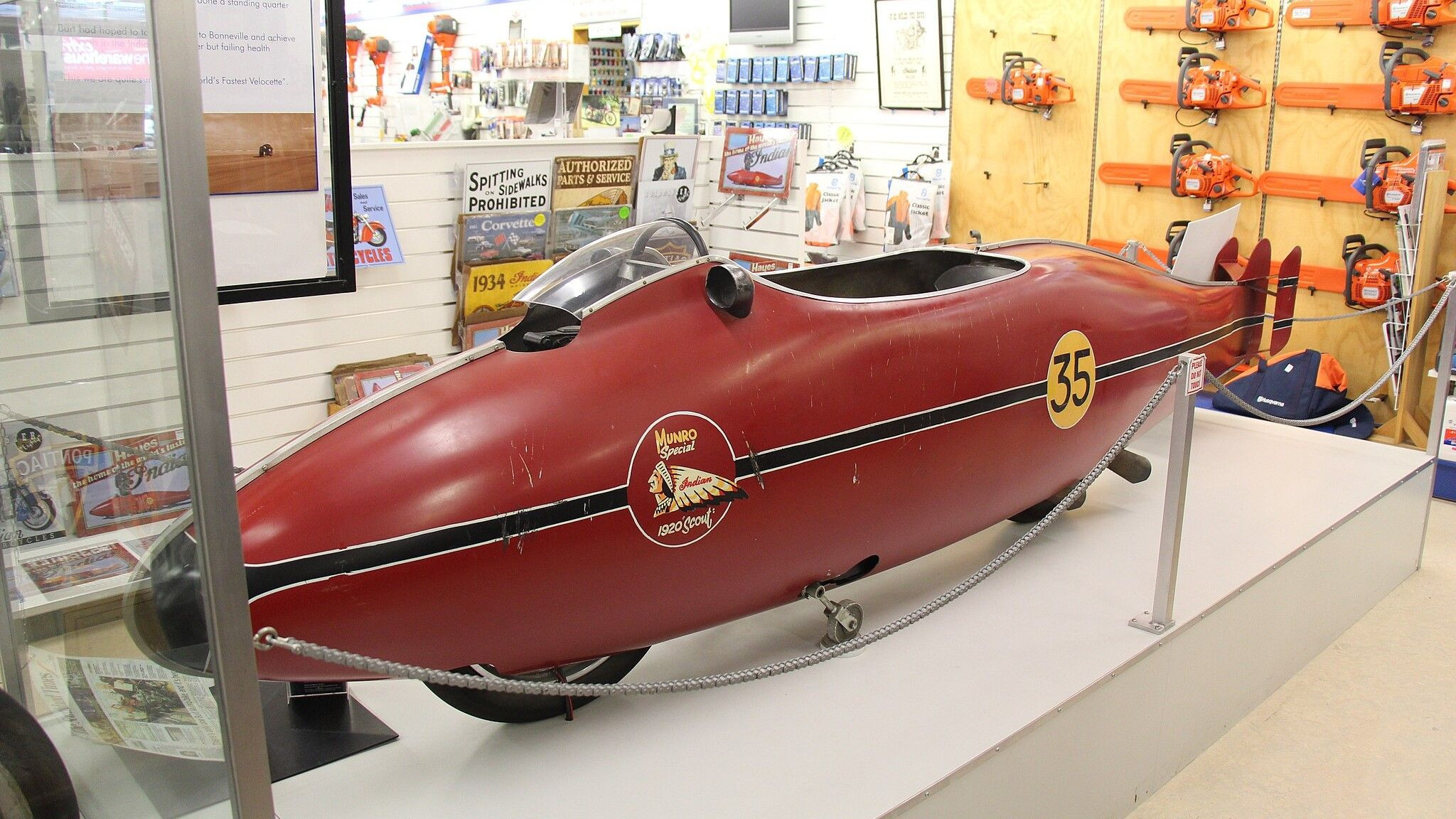 1920 Indian Scout Streamliner Burt Munro Special