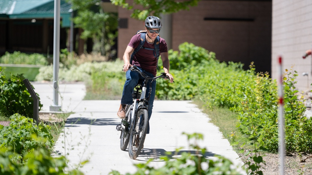 Electric commuter bikes being tested side by side