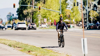 Aventon Level Step-Thru eBike showcasing long range performance