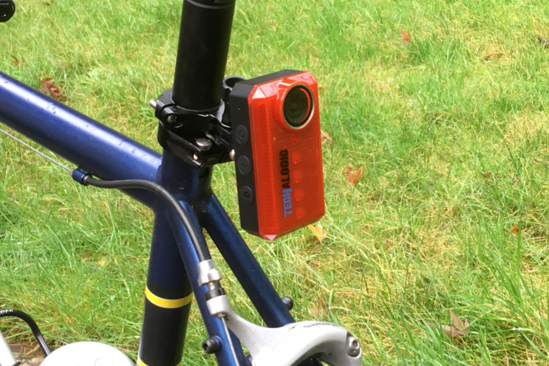 Techalogic CR-1 rear light and camera combination, a rear-mounted safety solution, consider its features for rear helmet mounting