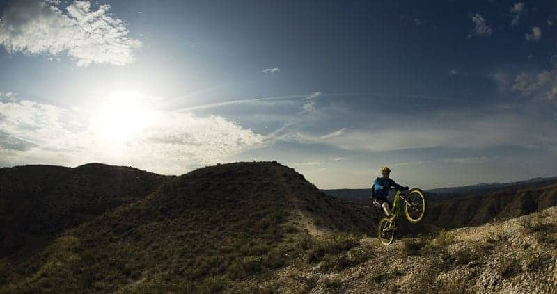 Riding through varied terrain on a bike Spanish trip
