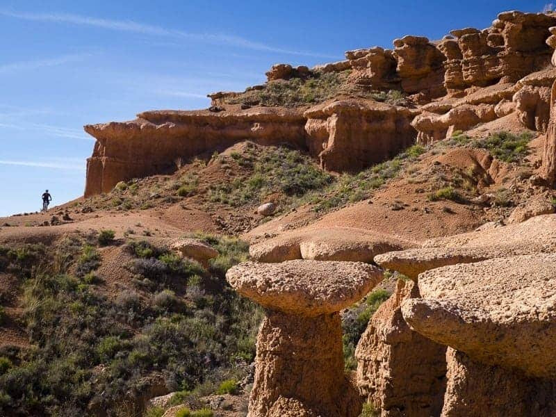 Diverse Spanish landscape in &quot;Spanish Utah&quot; bike region