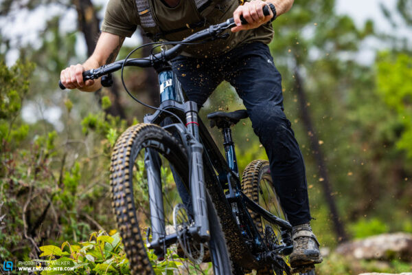Propain Tyee CF seat tube and dropper post flop