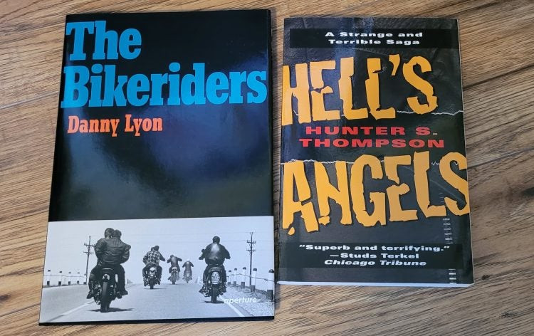 Danny Lyon's photos from 'The Bikeriders' book compared to the movie.