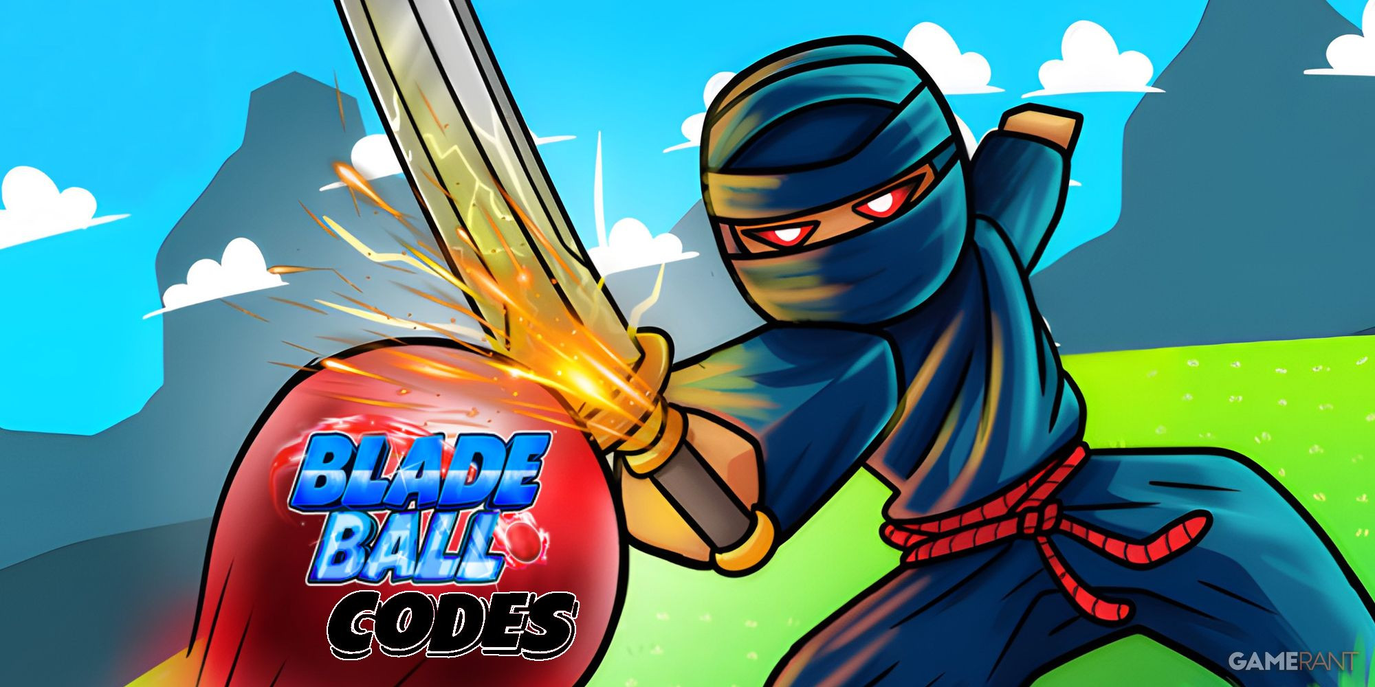 Gameplay footage from Roblox Blade Ball