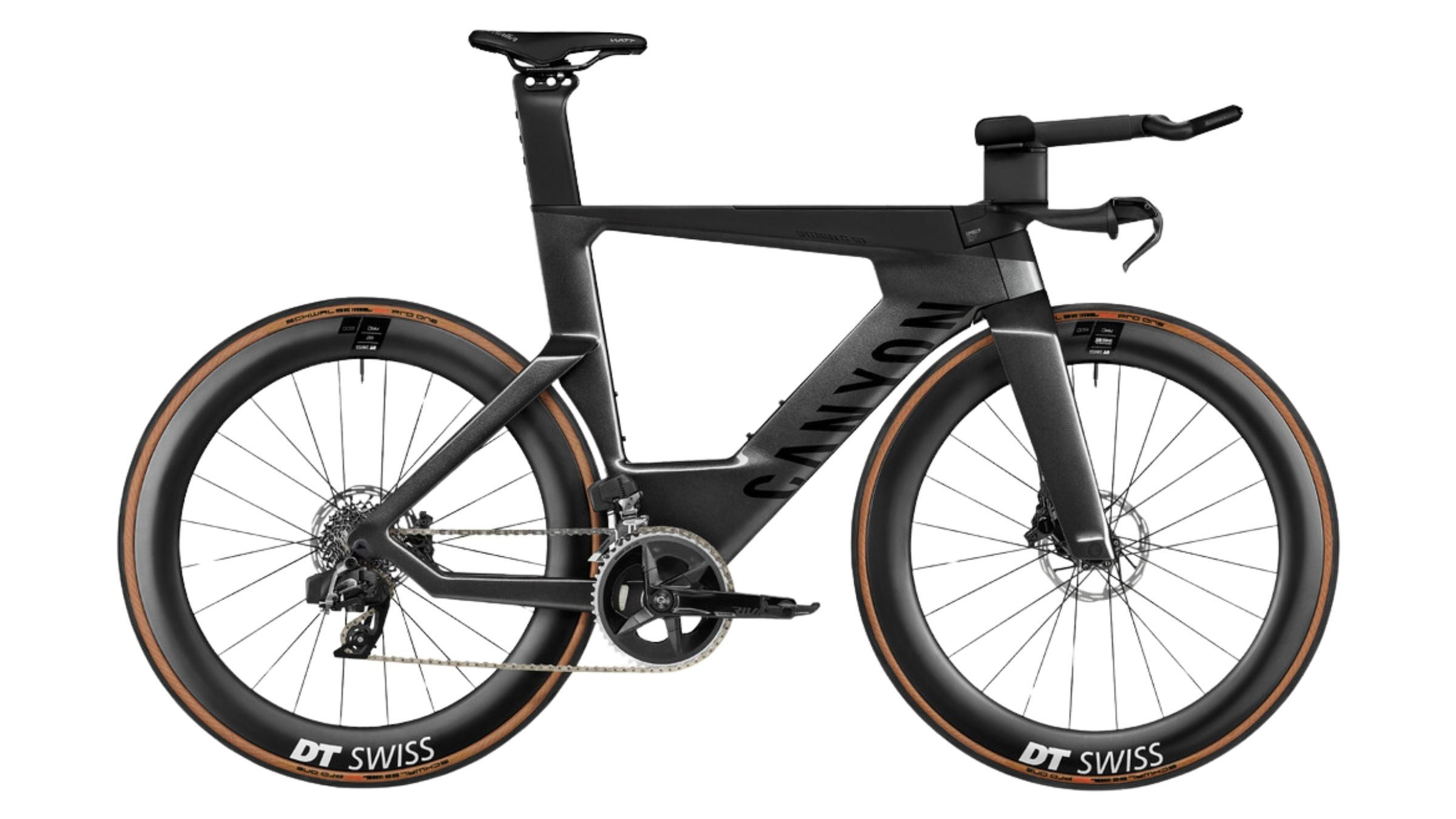 Canyon Speedmax CF SLX triathlon bike, known for its clean front end and comfortable ride, ranked among best tri bikes