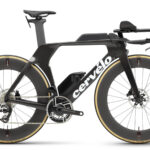 Cervelo P5 2024 triathlon bike, known for its stiffness and handling, listed as one of the best tri bikes