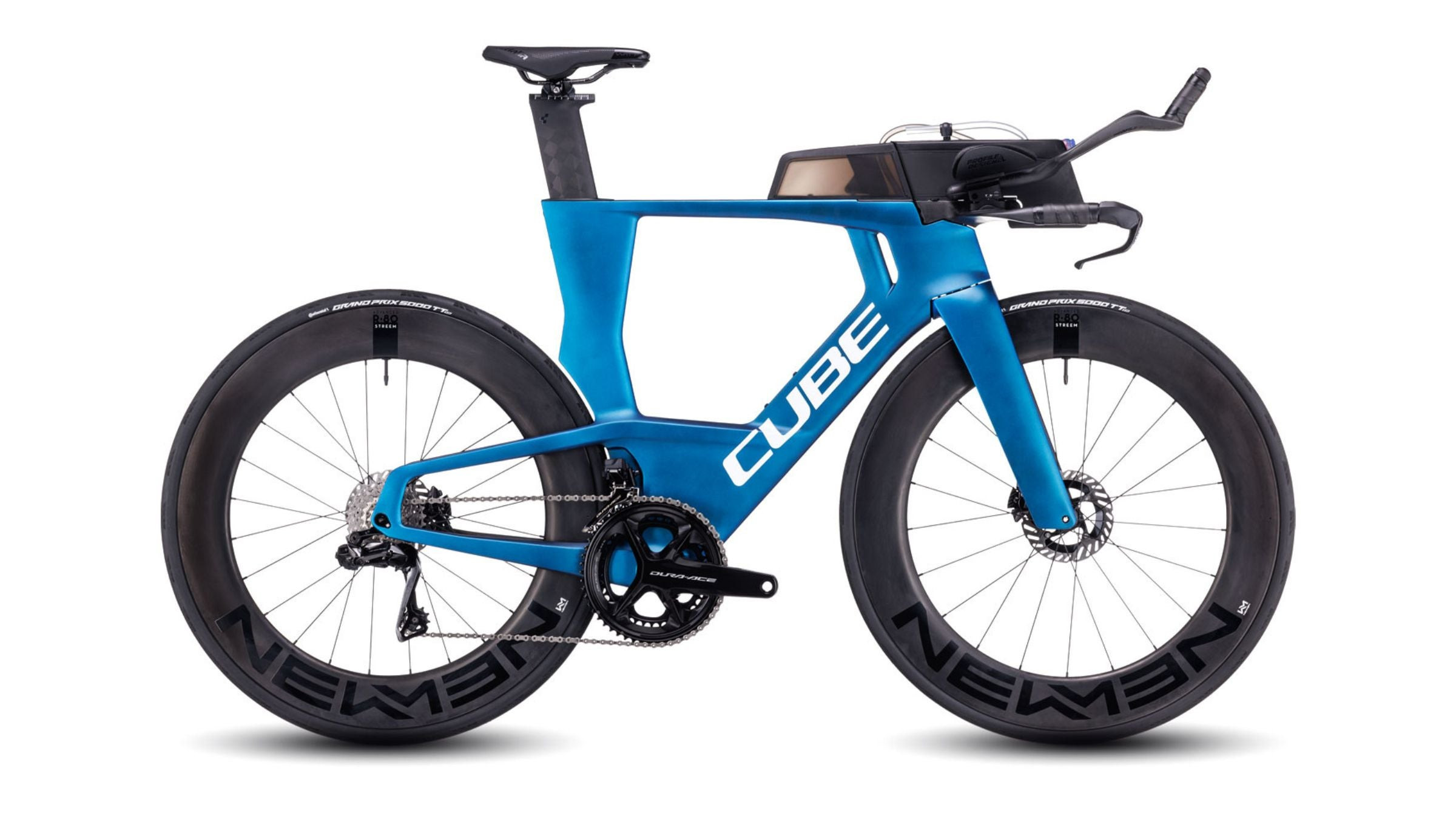 Cube Aerium C:68X triathlon bike, ridden to victory in Kona and praised for stability and value, listed as a top tri bike