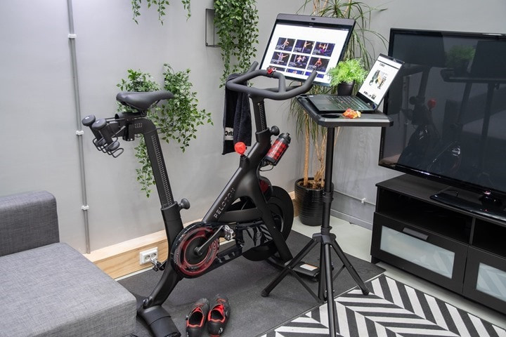 Bike Table Side Placement with Peloton