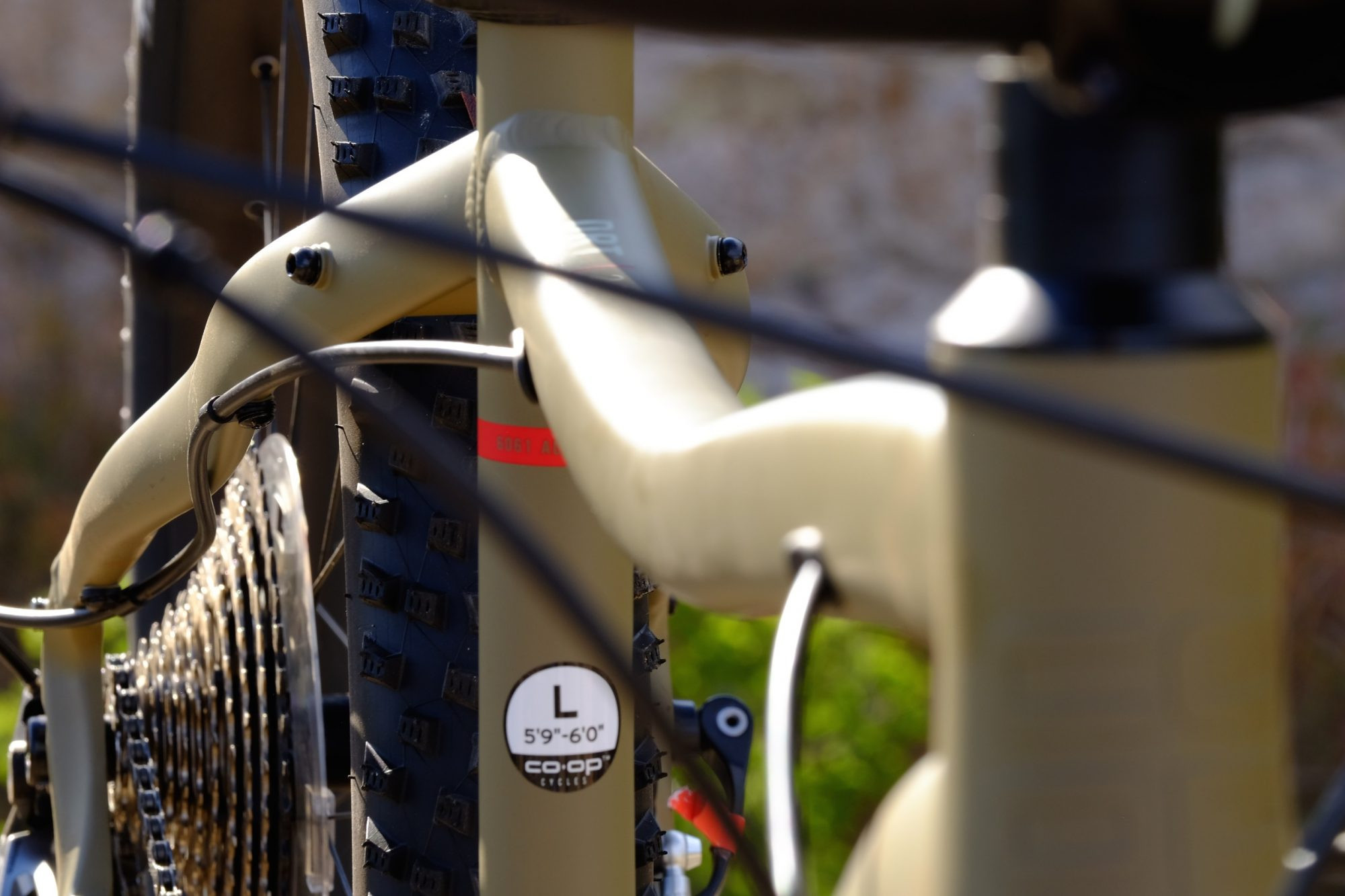 Rider on the REI Co-op DRT 2.1 tackling an uphill section, showcasing its climbing ability and rider positioning.