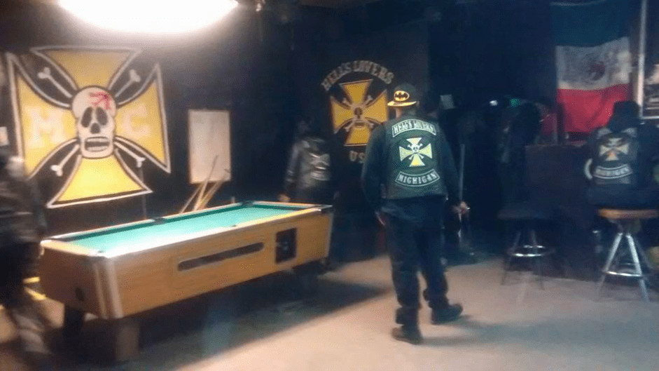 Hells Lovers MC Clubhouse Detroit Michigan Inside