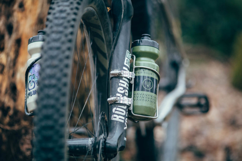 Hose Clamp Bottle Cage