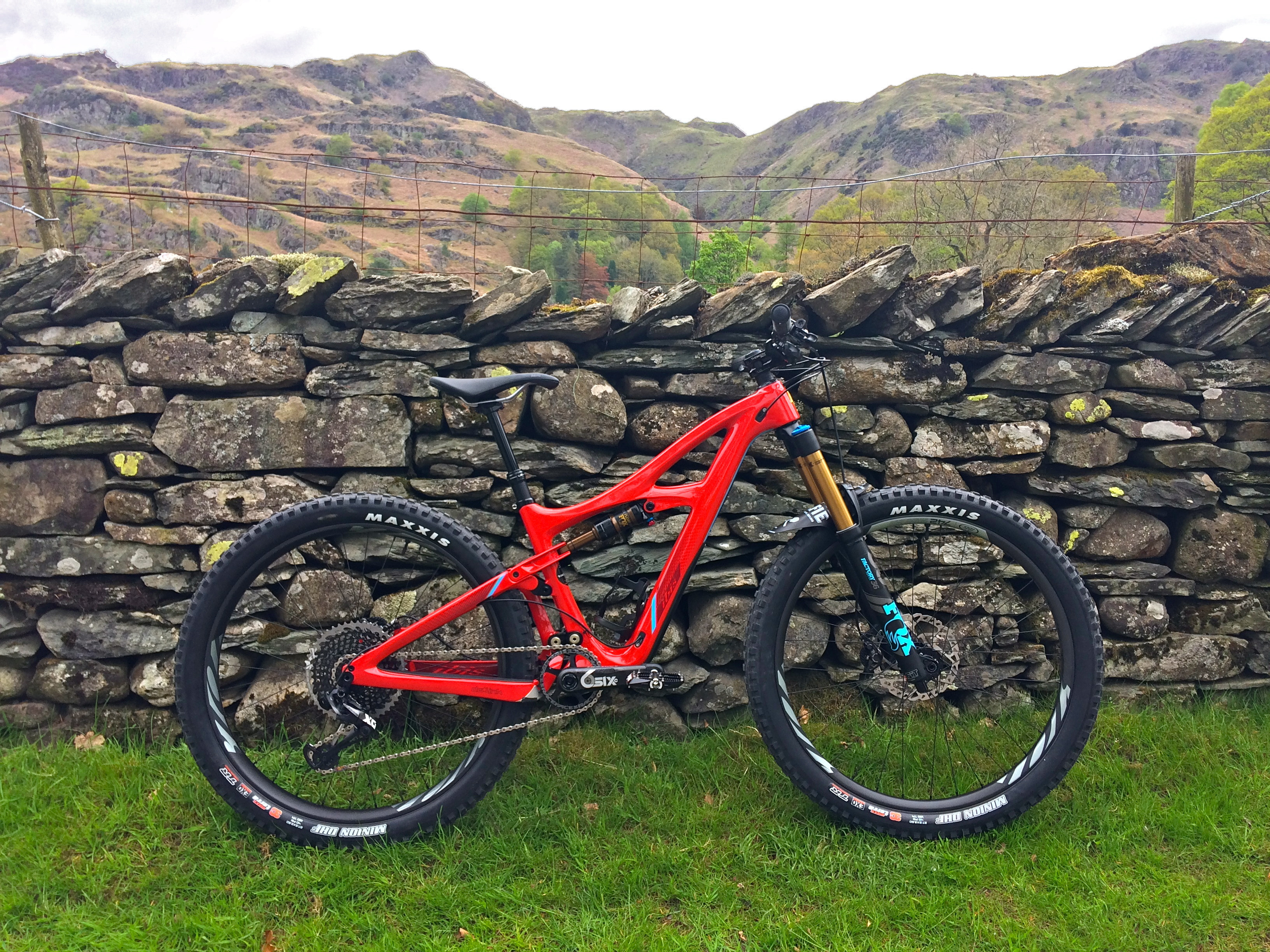 Roxy Lo, Ibis Cycles designer, with an Ibis frame
