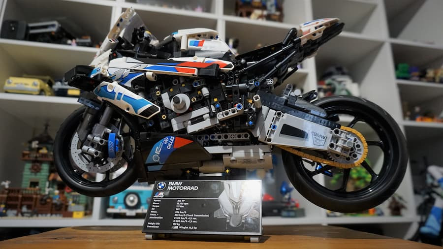 LEGO Technic BMW M 1000 RR Angled Display