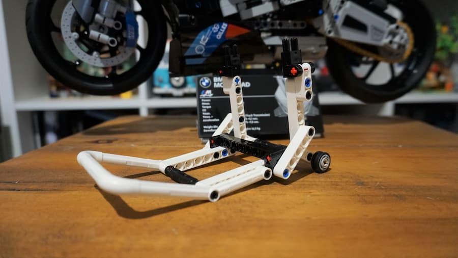 LEGO Technic BMW M 1000 RR on Display Stand