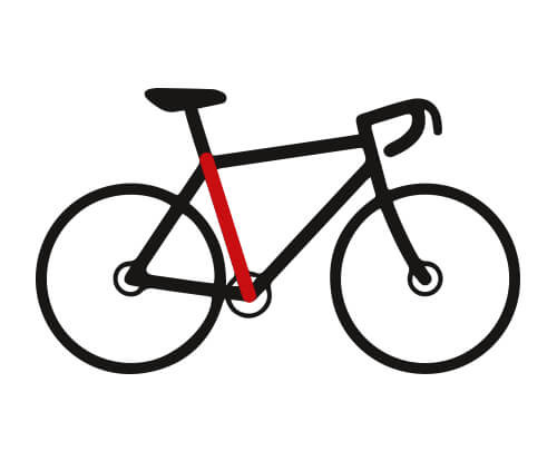 How to measure bike frame size