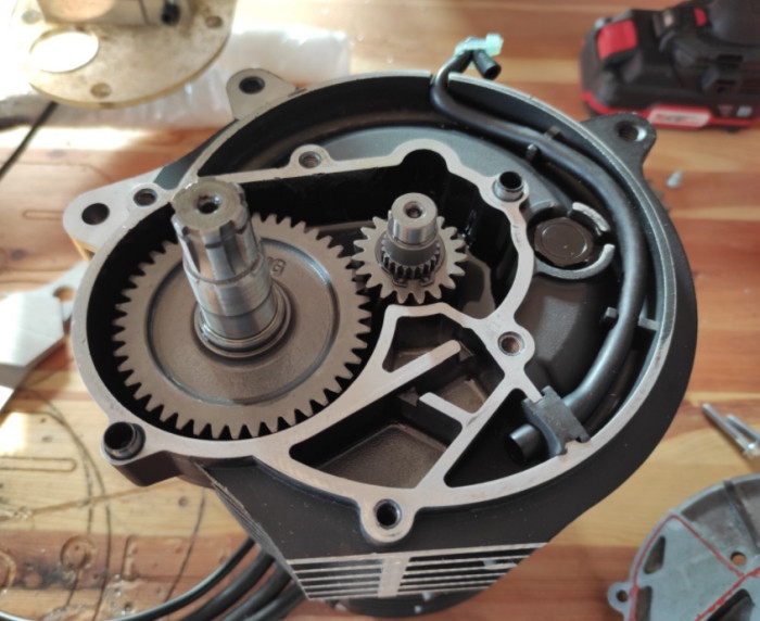 QS 138/70H gear reduction for electric motor bike motor