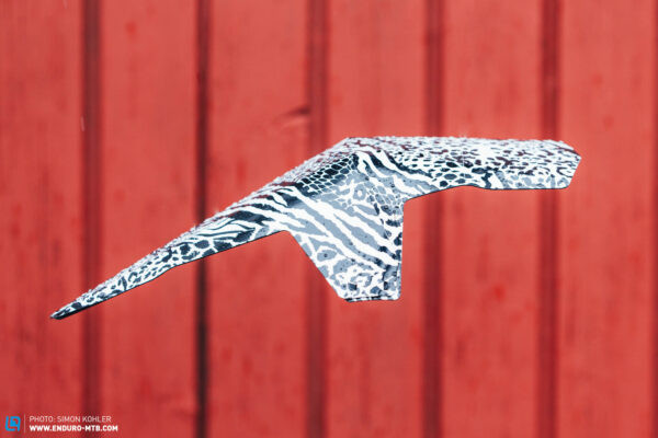 Slicy Enduro/DH Long Mudguard showcasing its design