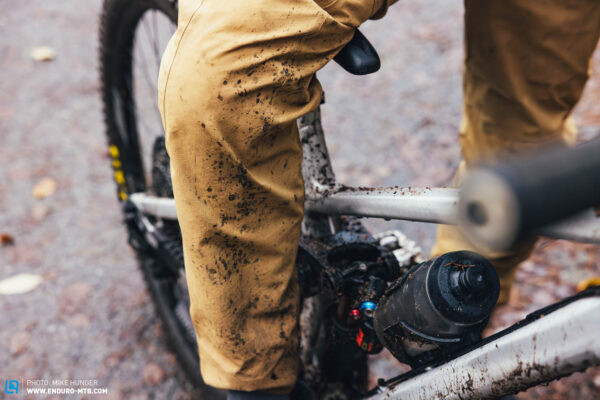 Different textures and finishes of bike fender materials, showcasing material variations