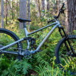 Norco Sight A1 2023 dark grey frame with subtle gold logo, protected by Ride Wrap.