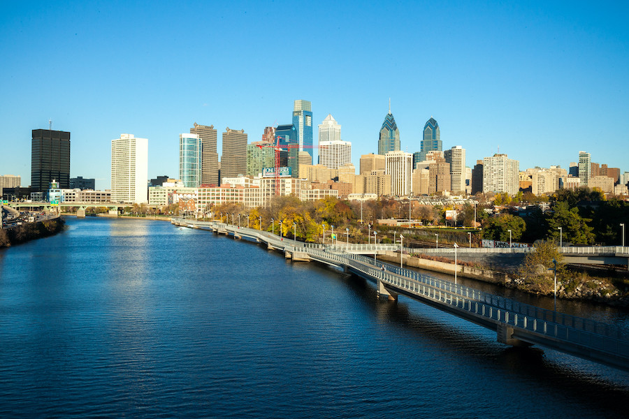 Bikers enjoy the scenic Schuylkill River Trail in Pennsylvania, perfect for a family outing.