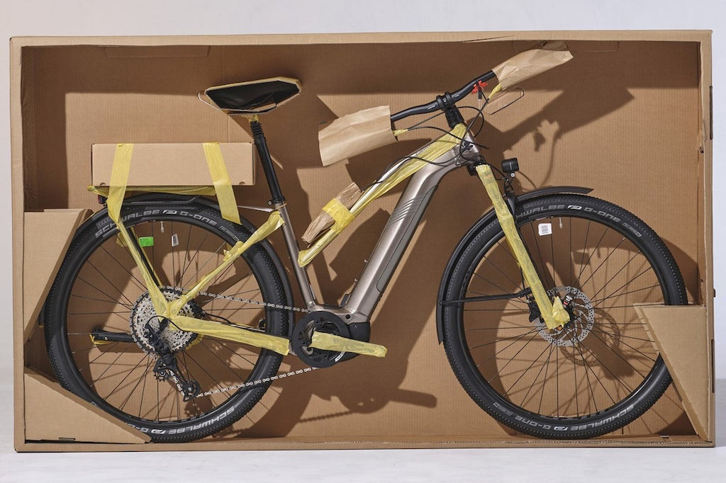 Cannondale bike in box