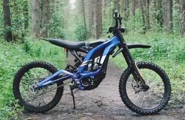 Sur-Ron electric bike motor with motorcycle-grade components