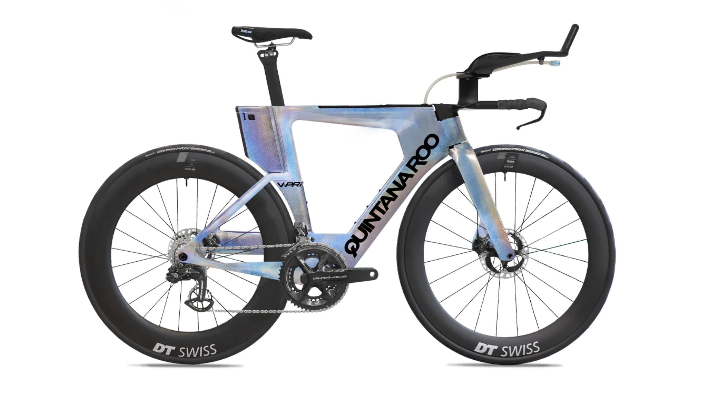 Quintana Roo V-PRI triathlon bike, praised for long-course performance and integrated hydration, featured among best tri bikes