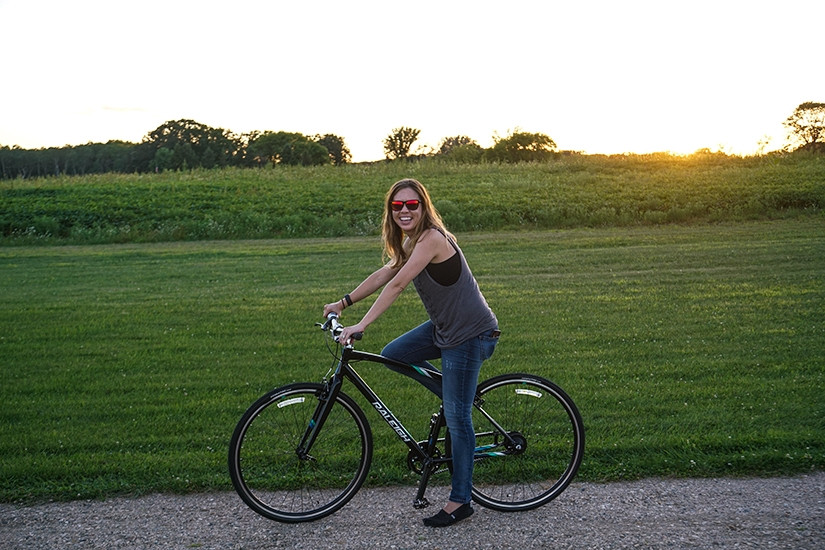 Raleigh Bicycle Alysa i8 Comfortable Seat Review on Wander The Map