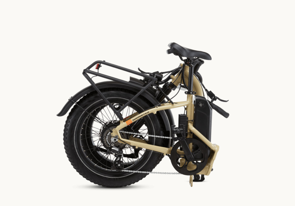 Unboxing the RadExpand 5 Plus rad bike, showing its well-packaged and almost fully assembled delivery for easy setup