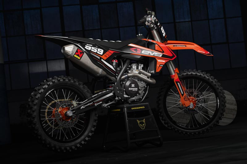 KTM Custom Motocross Graphics Kits