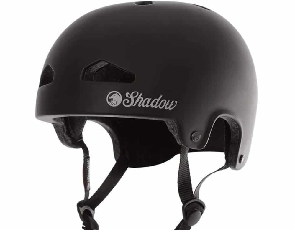 Shadow Featherweight BMX helmet in matte black