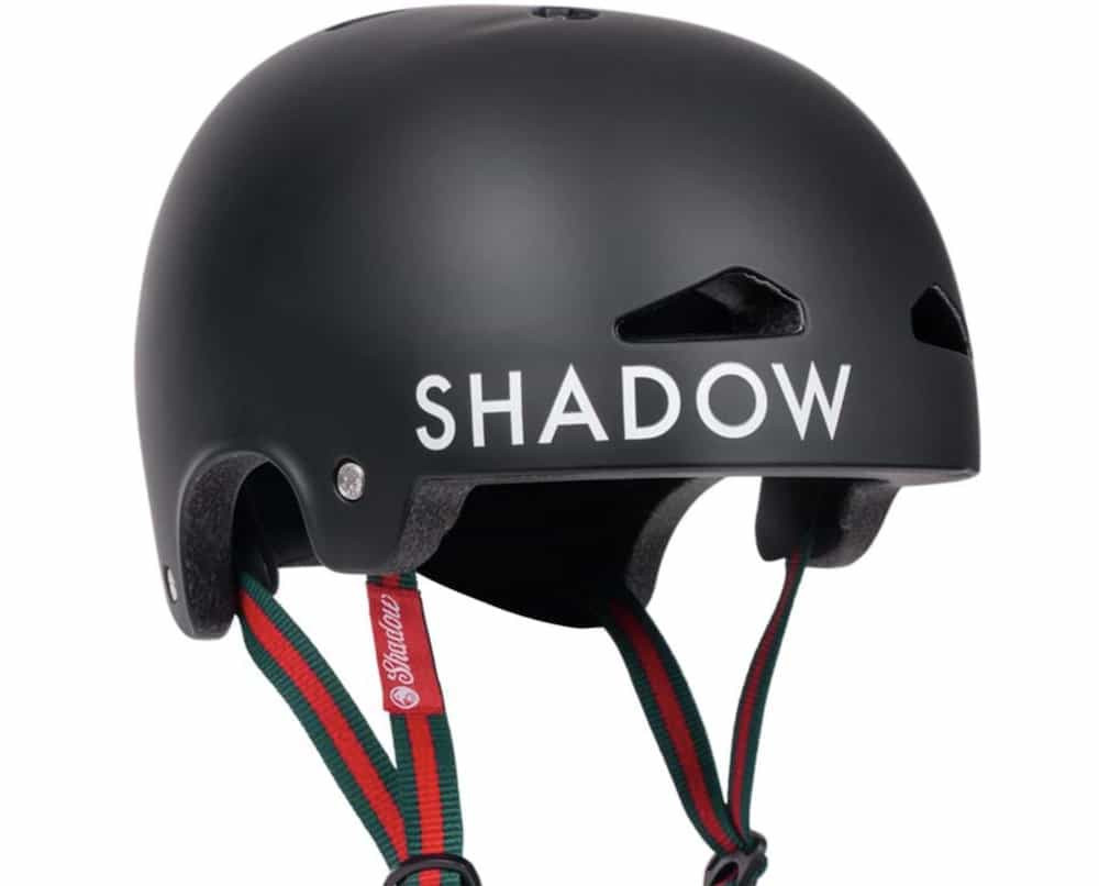 Shadow Matt Ray Signature BMX helmet in matte black