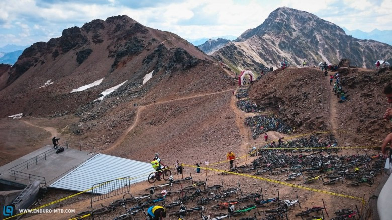Scenic view of the mountain landscape at the Trek Bike Attack race