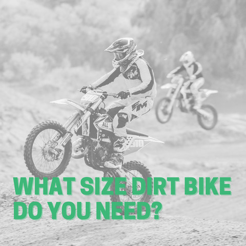 Adult rider considering dirt bike size