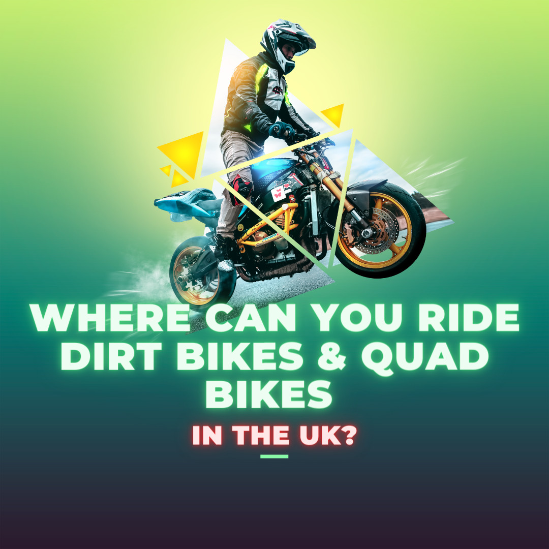 Dirt bikes in a riding location