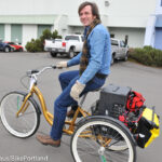Dan Kaufman on his trike