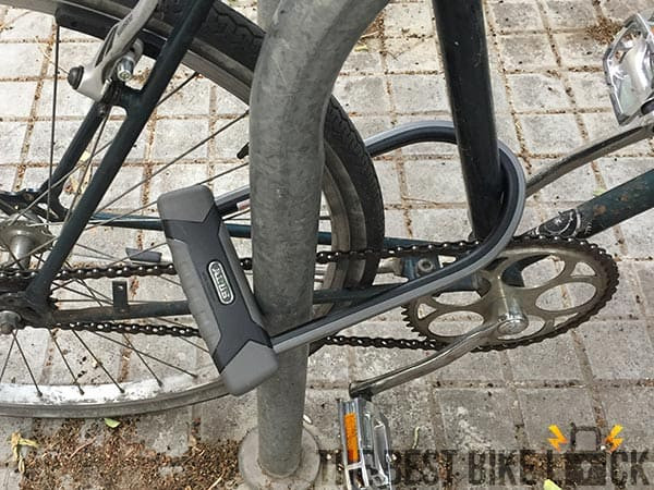 Litelok X1 on front wheel