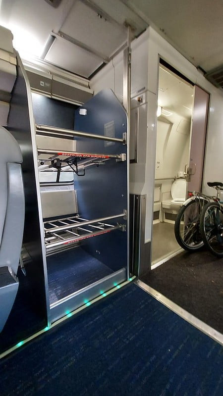 Amtrak Bike Rack Interior