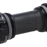 Shimano BBR60 is typical of a modern, external bearing bottom bracket design - Shimano