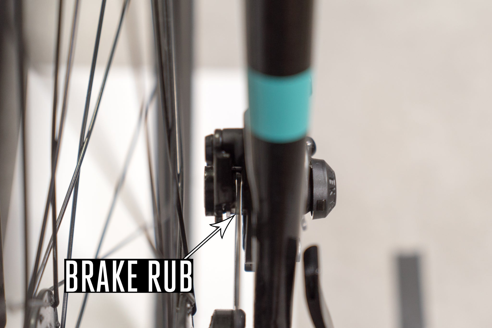 Brake rub on disc brake