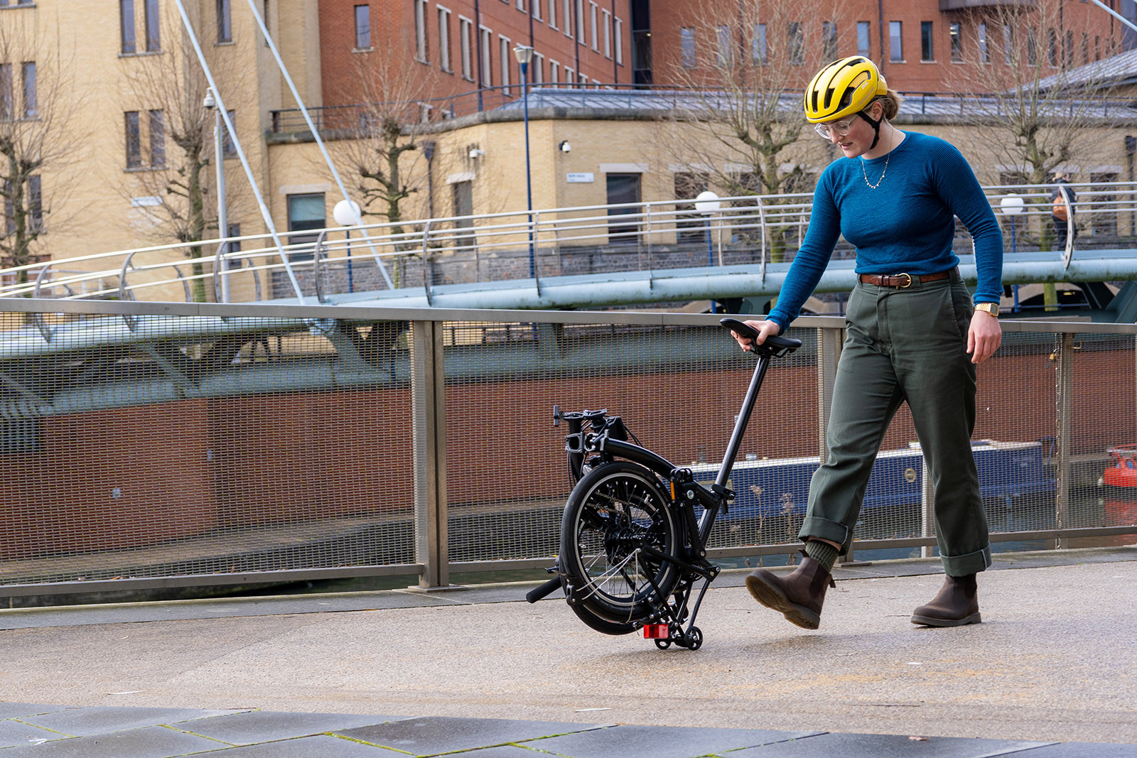 Folding bikes offer the ultimate in urban practicality. - Lucy Rowe / Our Media