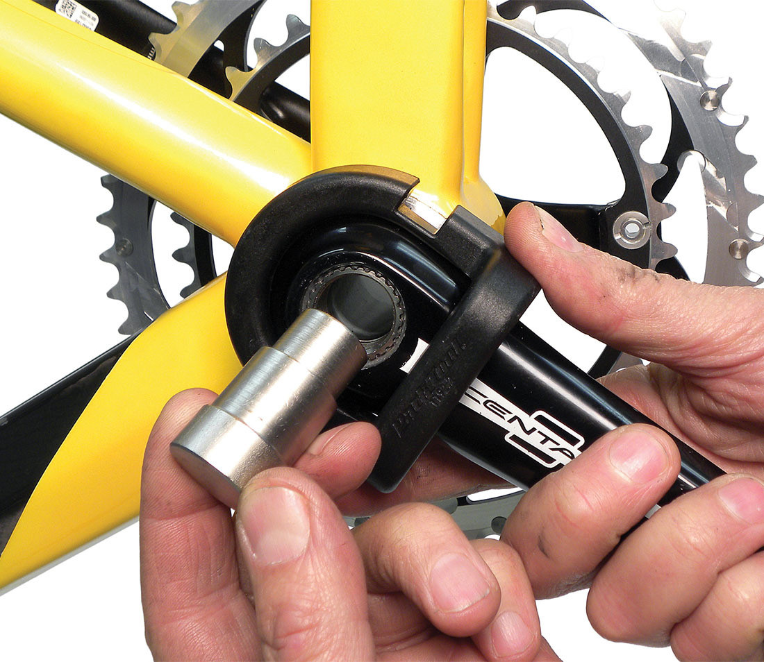 Install mold over crank and install extension plug