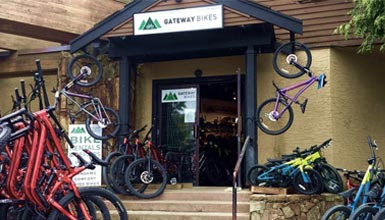E-Bike on Valley Trail Whistler