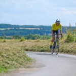 solo female cyclist summer UK