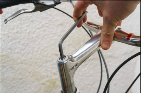 Loosening the Bolt on a Quill Stem