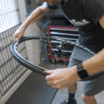 Removing tire slack