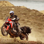 Seiji Ishii on a Honda Africa Twin in Baja, Mexico